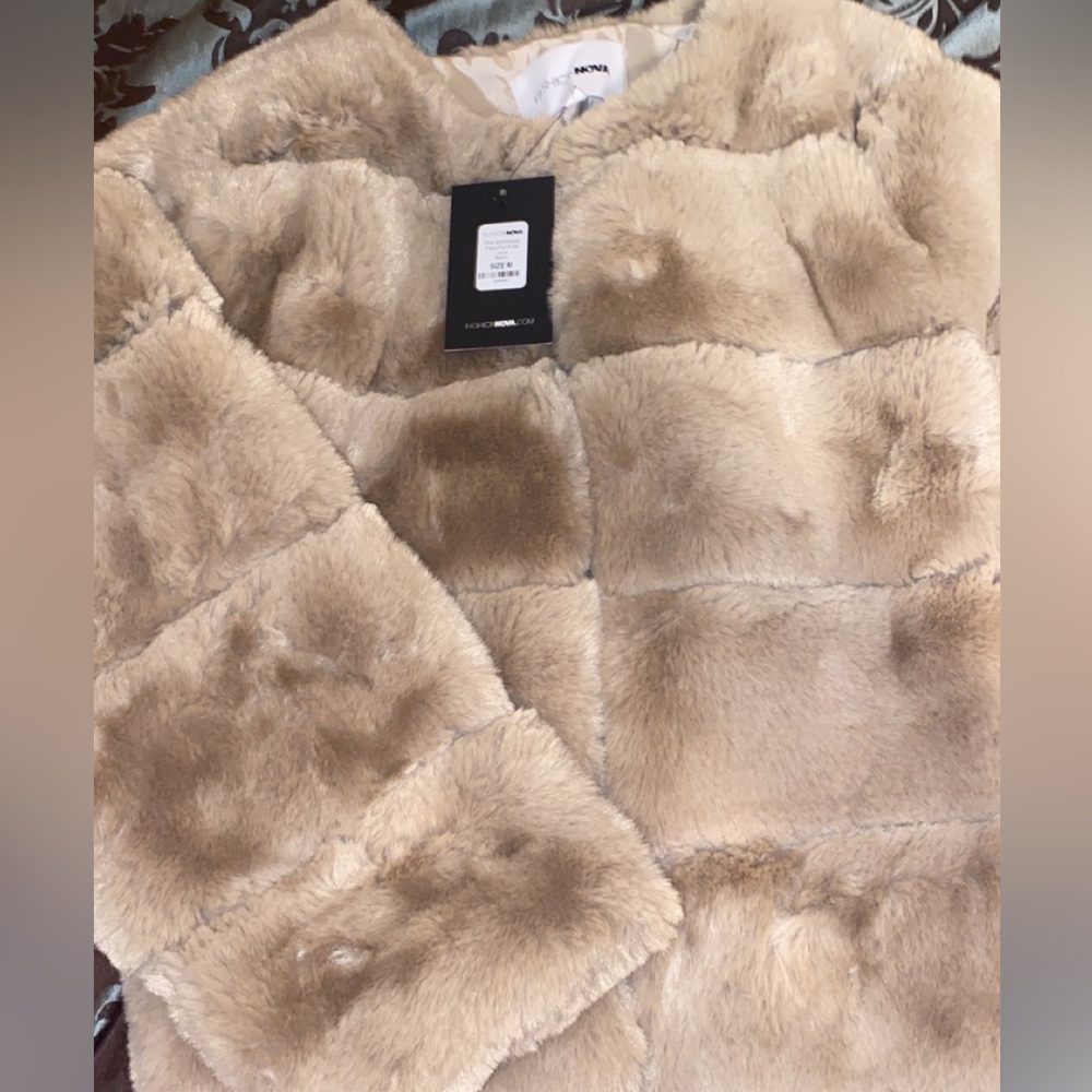 Fashion Nova Faux Fur Coat.